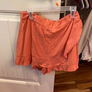 coral skirt/short